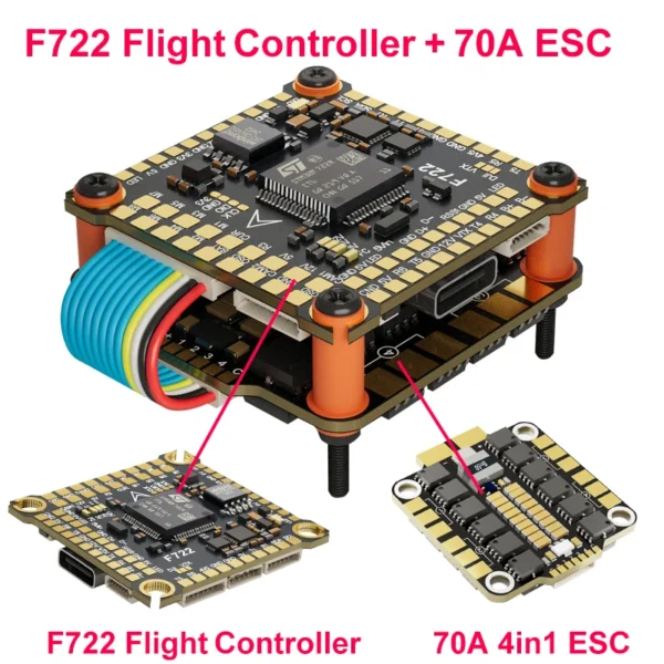 Original DAKEFPV F722 6S 8S 60A 70A Stack INAV Betaflight F722 S71d8ba8b52fd4259a7a2e49693d7e7d2r