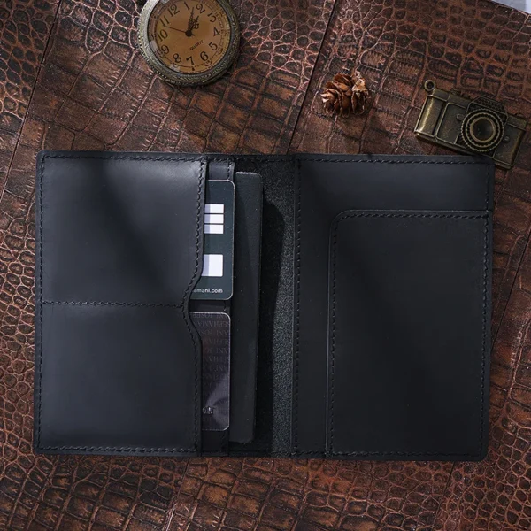 Genuine Leather Passport Holder for Men - Vintage Travel Wallet, Handmade S7284772f5fd741f5bd00965bbd88931dF