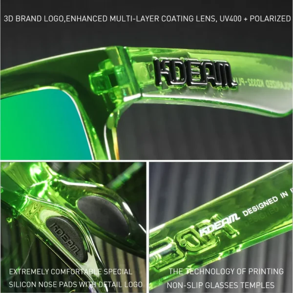 KDEAM Large Size Men's Sunglasses Polarized Photochromic Night Vision Goggles Oversized S72d33a3b3d584c12a9d6794eb0917873f