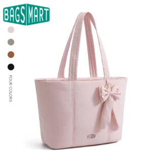 Women's Solid Color Casual Shoulder Tote Bag