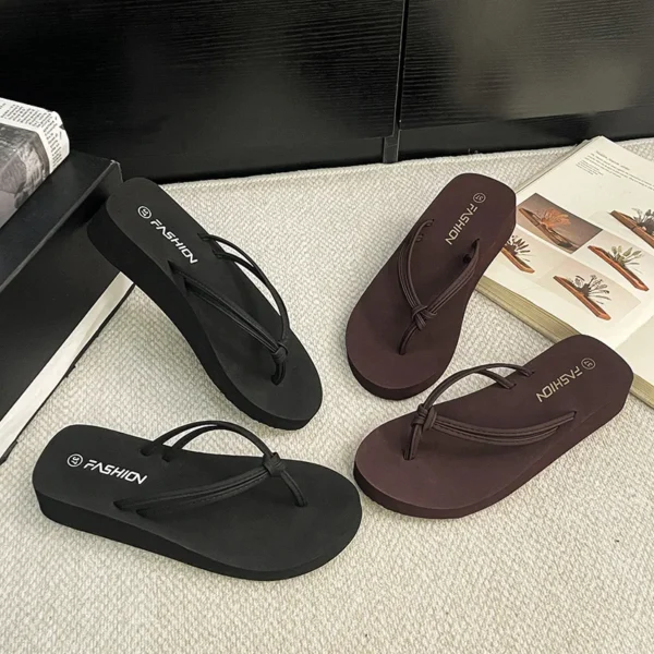 Lightweight EVA Wedge Heel Flip Flops Women Summer Casual Thick Bottom S74556307827b40ffb1a6a253dad91384T