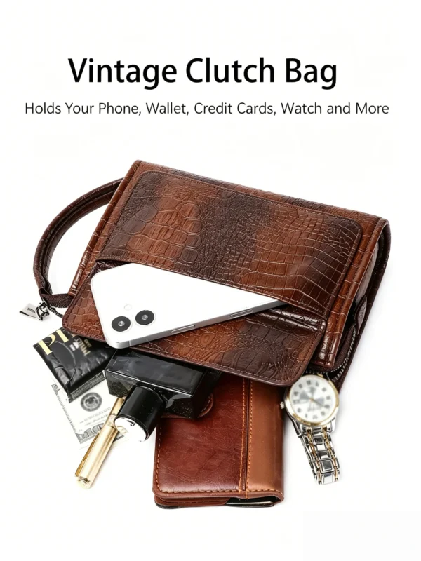 Men's Large Capacity Clutch with Hidden Pocket S749aefffdf5e459bbf43414b50c8ddf4V
