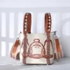 Women's Soft Faux Leather Bucket Bag