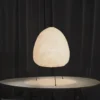 BuyerFriends Japanese-Design Rice Paper Standing Table Lamp