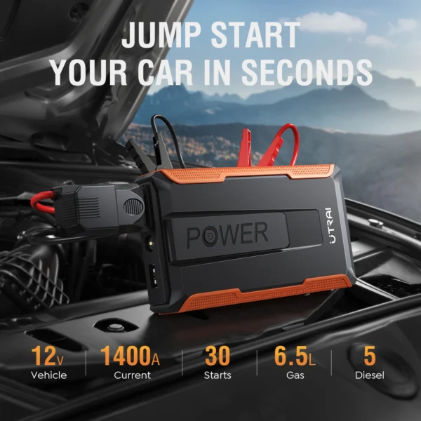 1400A Auto Jump Starter Portable Power Bank S780eae9191b8404281cc36af76dafc53a