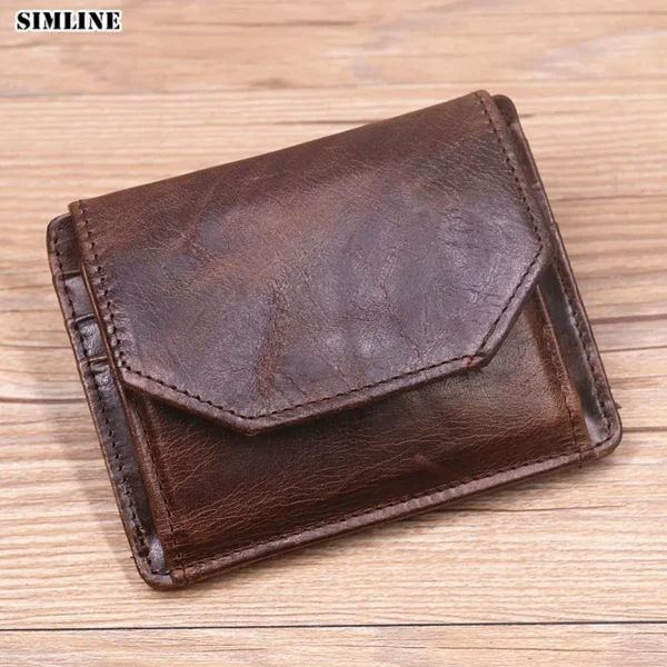 Genuine Leather Wallet For Men Male Rfid Original Cowhide Vintage Short S782384ceee974d5abb47f7f6c78d4b35n