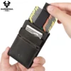 Men's Anti-Theft RFID Slim faux leather Card Holder