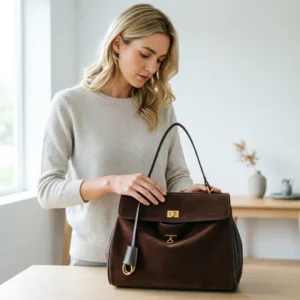 Large Capacity Microfiber Leather Shoulder Crossbody Bag for Women, Fashion Commuting