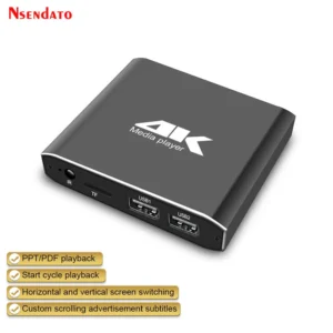4K H.265 Advertising HD Media Player Mini 1080P Full HD MP4