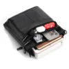 Men's faux leather Business Messenger Bag, Small Crossbody