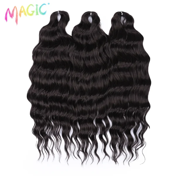 Magic Hair Synthetic Loose Deep Wave Braiding Hair Extensions 24 Inch S818ecdc14d1844f5944b79be8ddd8cf2k
