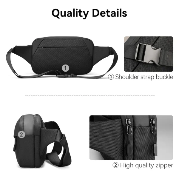 MARK RYDEN Mini Shoulder Bag Crossbody Bag for Men with Multiple S829ba95c2a5d4041b27fe9317ca728f7V