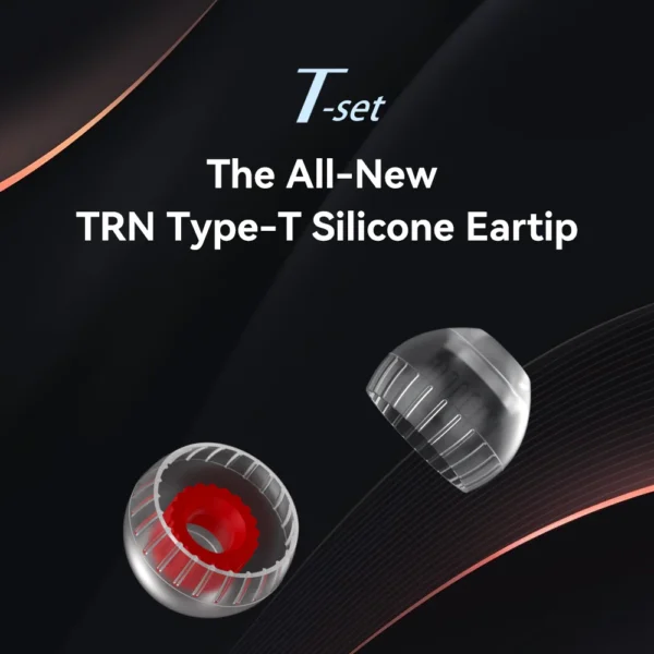 TRN T Ear-Tips Silicone Eartips Double Support Structure Earphone 3 Pairs S833dd5a500ea4d7e8626b5acac75efe2r