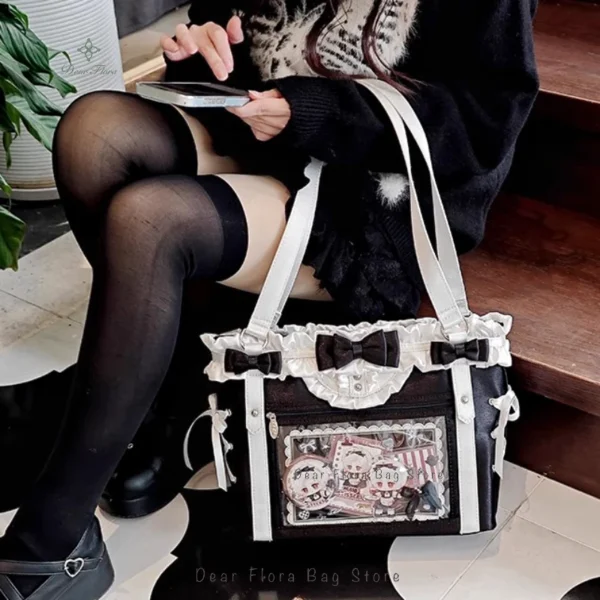Sweet Lolita-Style Transparent Ita Tote Bag S83ce756f32664f0293187e2430ed5ee3j