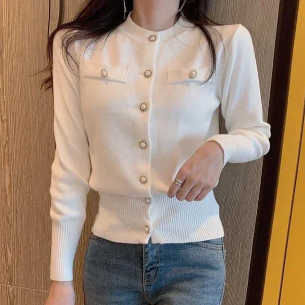 New Fashion Autumn Knitted Cardigan Sweater Women Long Sleeve Short Coat S84125ce0daca460f8374109d437c9026P