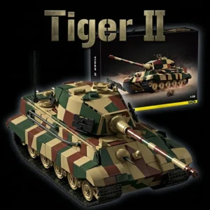 Military King Tiger 2 Heavy Tank Building Blocks MOC Army Armored