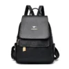Women's Large Capacity faux leather Travel Backpack