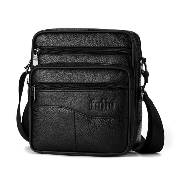 Men's Large Size faux leather Tote Shoulder Bag