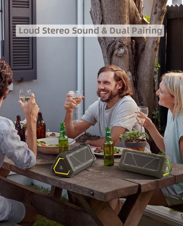 MLOVE P3 Outdoor Bluetooth Speaker, 40W Output Power Bluetooth 5.3 Speaker S8a83430b21ce4e8b82332c618222325aS