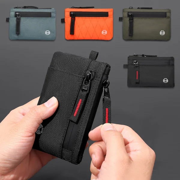 X-PAC Slim Wallet Travel Rfid Credit Card Holder Weatherproof Zipper Pouch S8ad28b5191644cf79f397de74157891bz