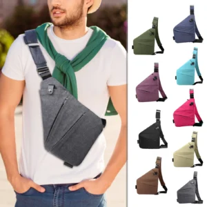 Multifunction Chest Bags Anti Theft Single Crossobdy Bags For Men Waterproof