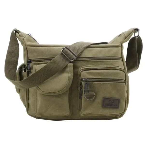 Men's Canvas Shoulder Bag Casual Tote Travel Crossbody Bag Messenger Bag S8cffad910b0448e5903323d02c56319et