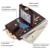 Men's Faux Leather Short Wallet