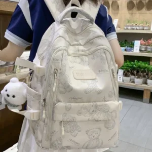 High-looking Backpack for Girls Lightweight and Large-capacity Schoolbag for Middle and