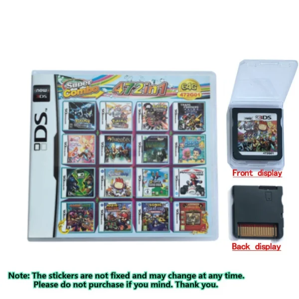 4300 in 1 Compilation DS NDS 3DS 3DS NDSL Game Cartridge S9128f6f3a5e74e4ea316ec76394fb25eq