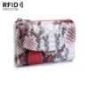 RFID-Blocking Short Faux Leather Wallet