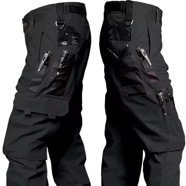 Multi-pocket Work Pants Men Waterproof Straight-leg Cargo Pants Outdoors Wear-resistant Hi S944de98598e84412b67264e6e394e25eY