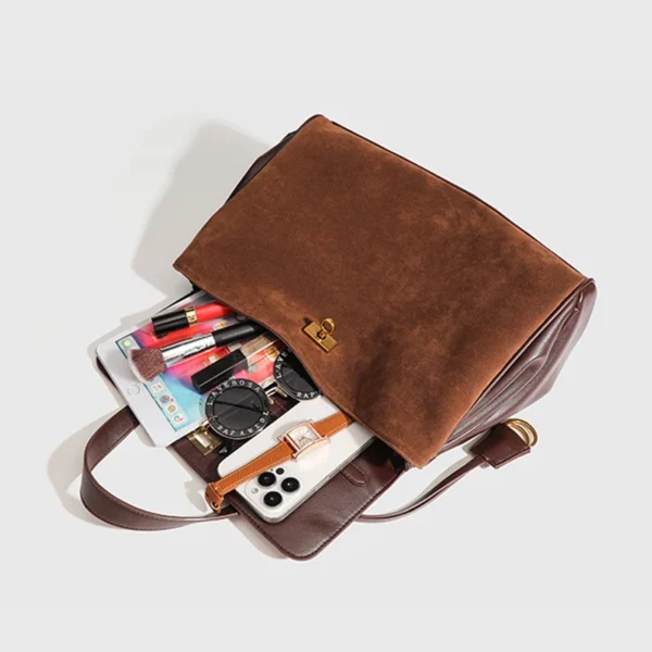Large Capacity Microfiber Leather Shoulder Crossbody Bag for Women, Fashion Commuting S957c9b936b3f4de1aaceee61cbb67a55n