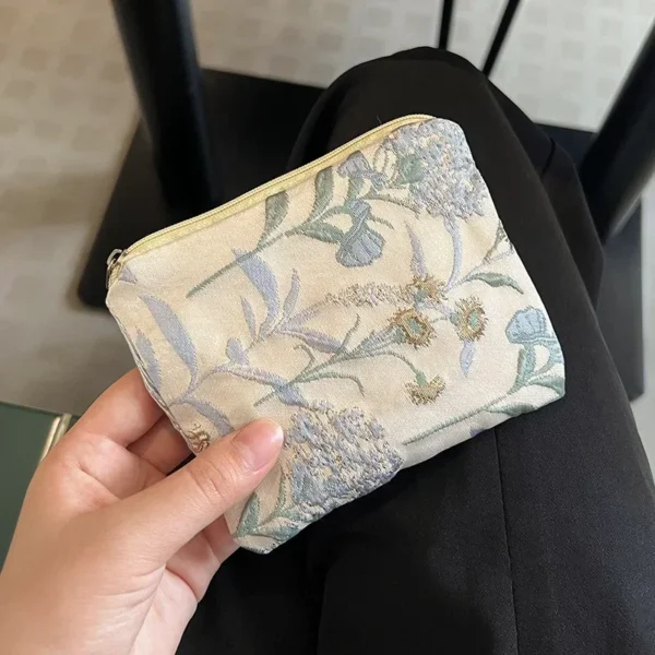 Mini Floral Zipper Coin Purse for Women S96a59485d91b4471a28a82f0c0783204n