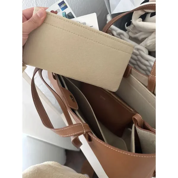 Slim Felt Purse Insert Organizer for Tote Bags S96d4a39580fb450cbc8d74a1dce9c9beY