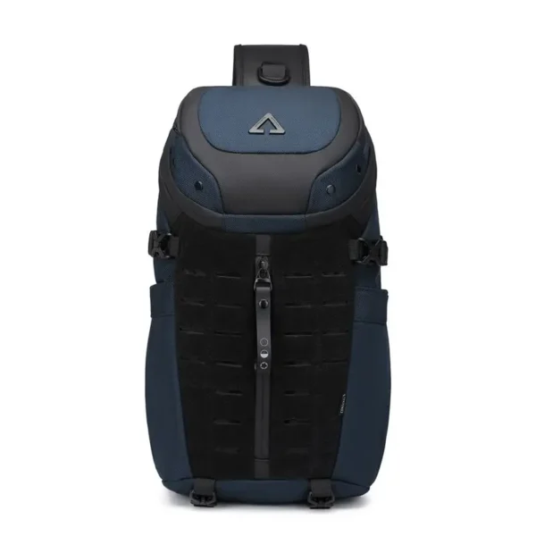 Ozuko Men's Waterproof Crossbody Bag with USB Anti-Theft Short Travel Messenger S98405bbf37064a4690b3001065b7ac94E