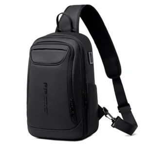 FENRUIEN Men's Single-Shoulder Crossbody Bag, A Convenient Summer Travel Small Backpack,
