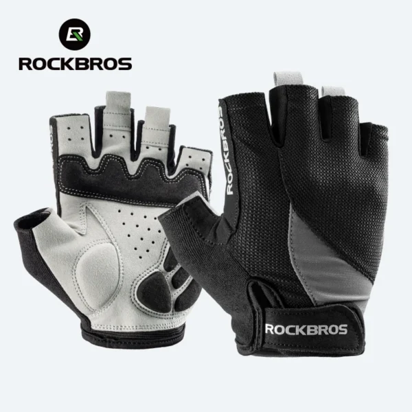ROCKBROS Half Finger Bike Gloves MTB Road Spring Summer Breathable Shorts S991a51ac8bf4423991df77f21a189932I