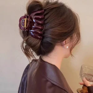 Pumpkin-Shaped Hair Claw Clip, Top Grade