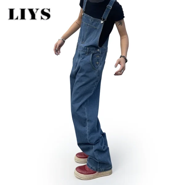 Men's Denim Suspender Overalls, Baggy Street Style S9c4465c89c7c44579c2f1e019bb60b26S