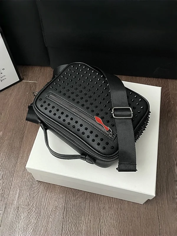 Punk-style Crossbody Bag for Men Stylish Men's Sling Bag Large Capacity S9d79ee14dbe04d22844e5f20f1fd1eedK