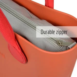 Canvas Bag Organizer Insert with Zipper Pocket