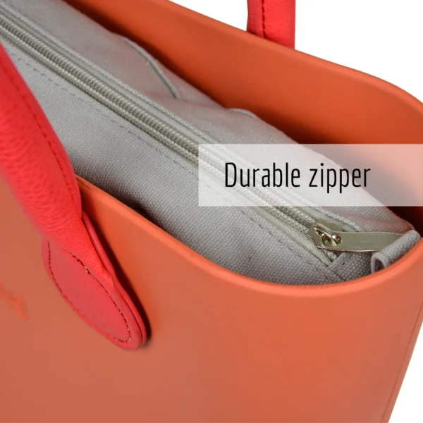 Canvas Bag Organizer Insert with Zipper Pocket S9df976b9e4c542a18fae164b68bd772cw