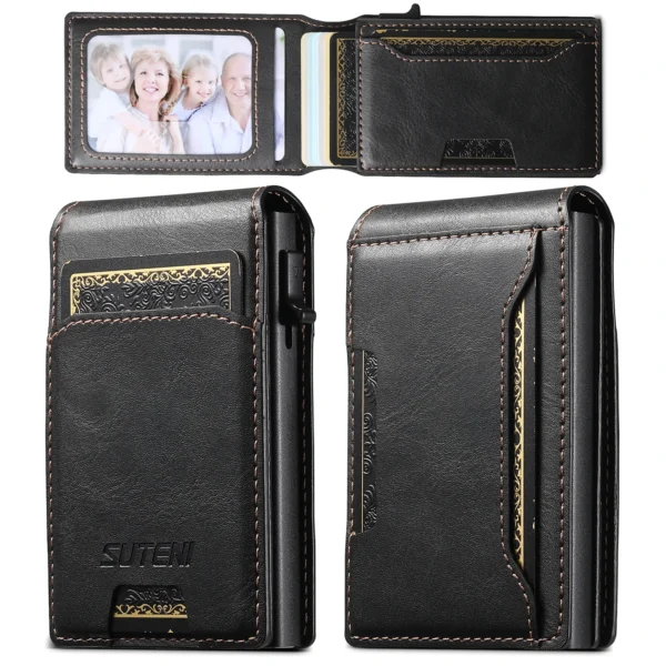 Faux Leather Flip Cover Card Wallet S9ed7da0b70834045a29bd648f7fb8977P
