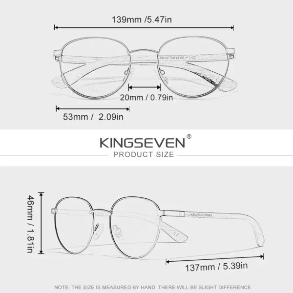 KINGSEVEN Stylish Classic Wooden Sunglasses Brand UV400 Protection Eyewear For Men Sa180ce41cad44cd09fa5b13b79ba4e99m