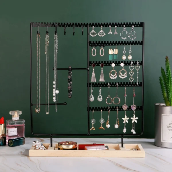 Detachable Wooden Earring and Jewelry Storage Rack Sa199d7fab6484340a484021711ab1ea8p