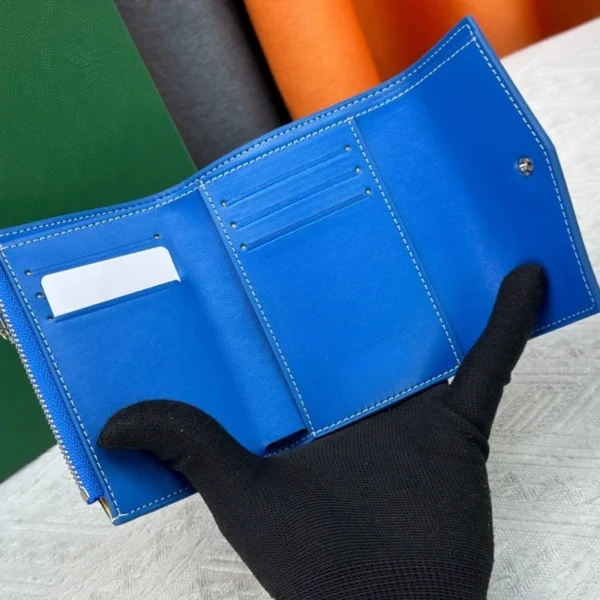 Women Genuine Leather 3 Fold Square Wallet Portable Card Holder Fashion Sa20f1c781e2346b08e70590d6cc12cffh