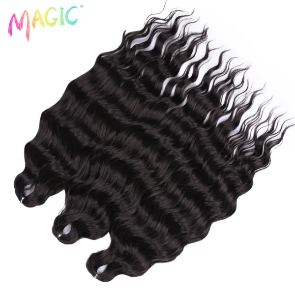 Magic Hair Synthetic Loose Deep Wave Braiding Hair Extensions 24 Inch Sa261a03b5aea467ba624b02cab3616fd8