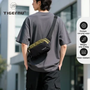 Lightweight Sling Crossbody Bag, Splash-Resistant