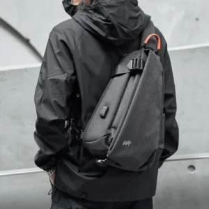 Anti-Theft Crossbody Sling Bag for Men Women,Small Backpack One Shoulder Bag,