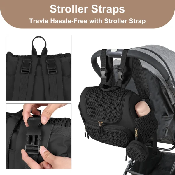 Mommy Diaper Bag Baby Stroller Organizer Backpack Large Capacity Outdoor Travel Sa5e90cfc3a22495a8a5a79ebf3b88b9b6